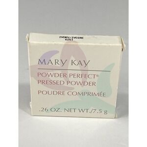 Mary Kay Powder Perfect Pressed Powder Ivory 6251 .26 oz Oil-Free Makeup New
